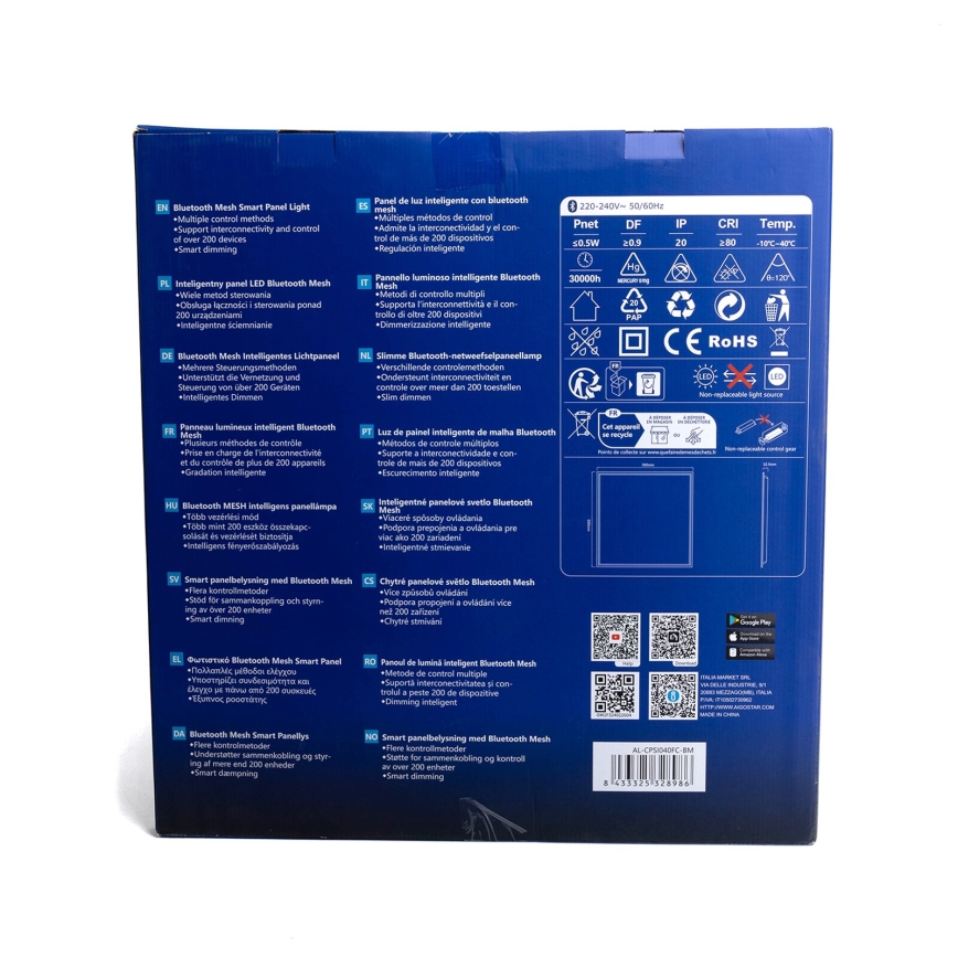 Aigostar - Panneau en saillie RGBW à intensité variable MESH LED/36W/230V 60x60 cm