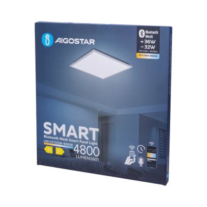 Aigostar - Panneau encastrable à intensité variable MESH LED/36W/230V 2700-6500K 60x60 cm