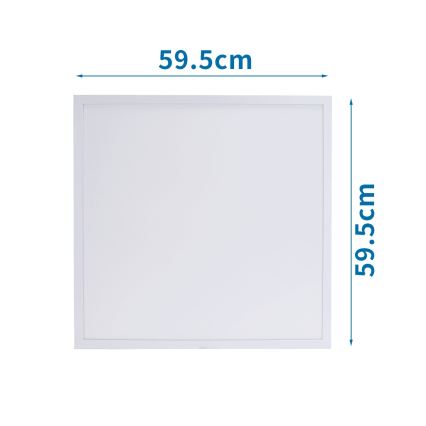 Aigostar - Panneau encastrable LED/40W/230V 6500K 60x60cm blanc