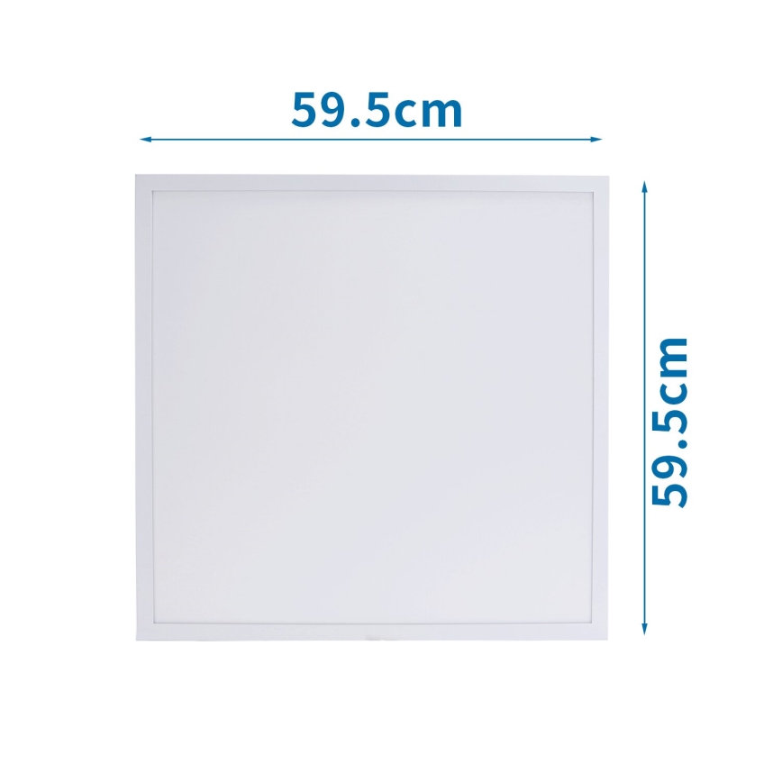 Aigostar - Panneau encastrable LED/40W/230V 6500K 60x60cm blanc