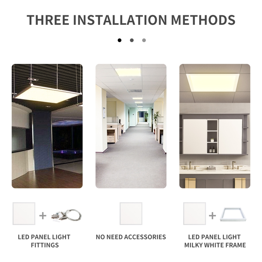 Aigostar - Pannello LED da incasso LED/40W/230V 6500K 60x60cm bianco