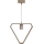 Aigostar - Pendelleuchte mit Kabelaufhängung 1xE27/60W/230V, beige