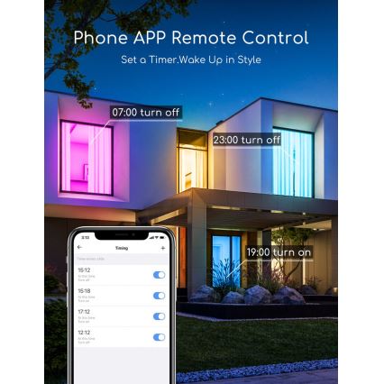 Aigostar - Plafonier LED RGBW à intensité variable 18W/230V d. 34 cm Wi-Fi