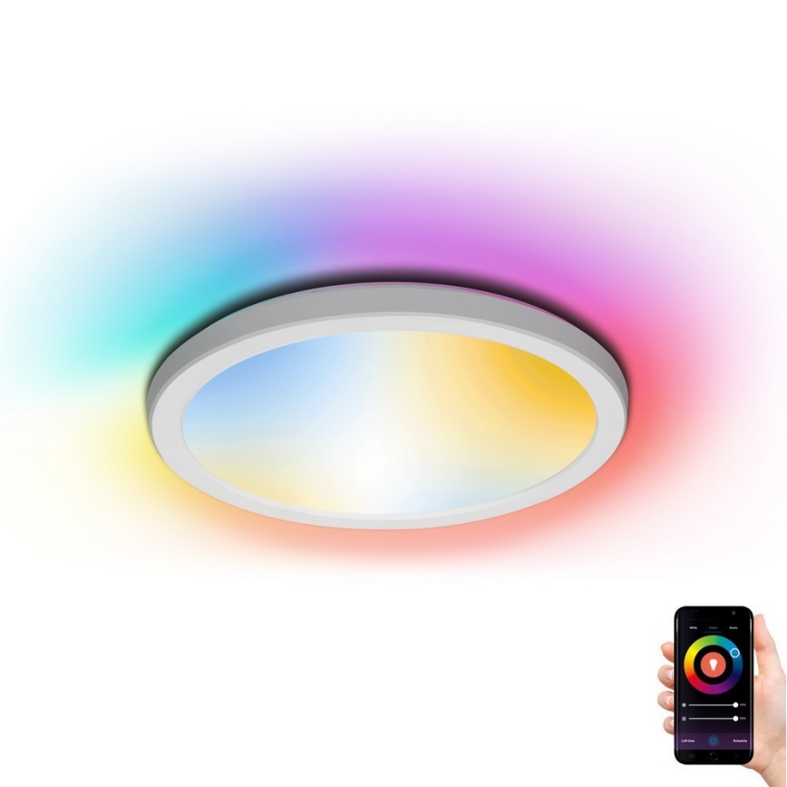 Aigostar - Plafonier RGBW à intensité variable LED/19W/230V 2700-6500K Wi-Fi
