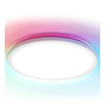Aigostar - Plafonier RGBW à intensité variable MESH LED/24W/230V 3000-6500K blanc + Télécommande