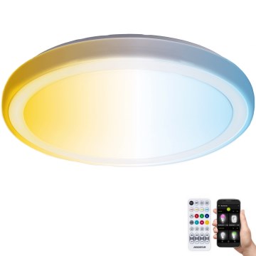 Aigostar - Plafoniera LED dimmerabile da bagno MESH Smart LED/24W/230V 3000-6500K IP44 + telecomando