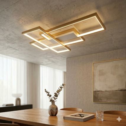 Aigostar - Plafoniera LED dimmerabile LED/38W/230V 2700-6500K + telecomando