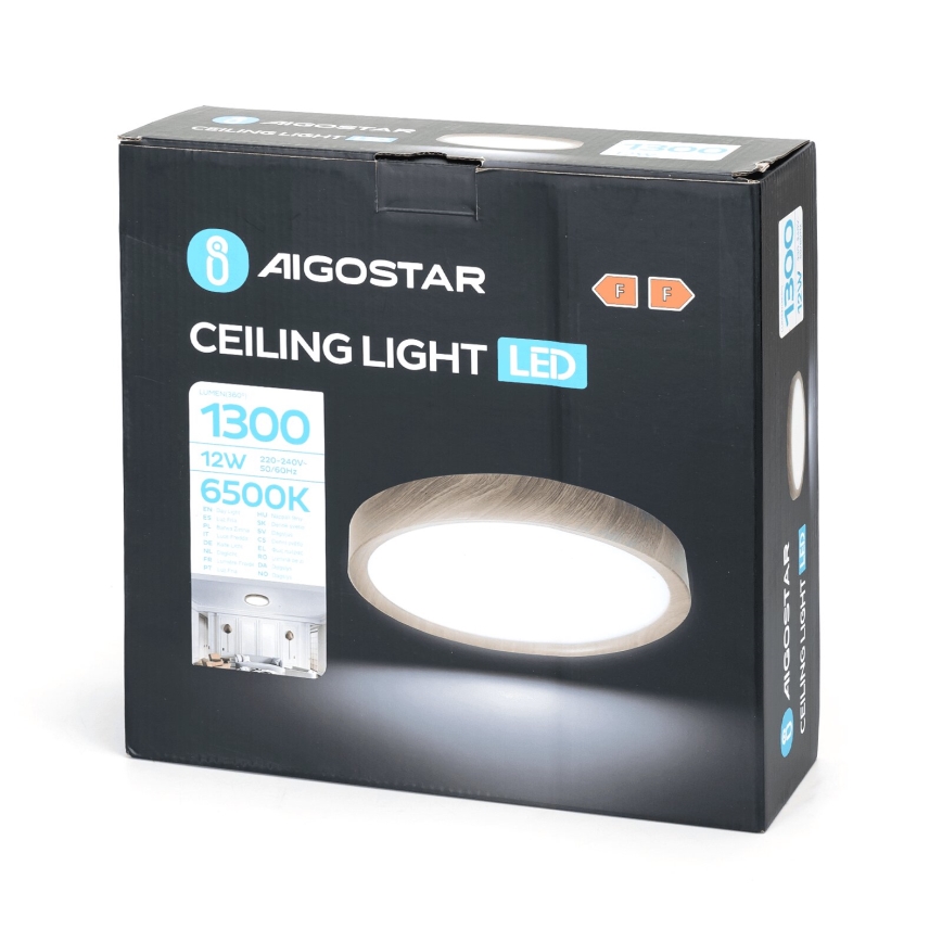 Aigostar - Plafoniera LED LED/12W/230V 6500K diametro 26,3 cm