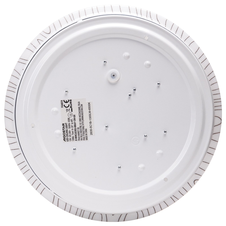 Aigostar - Plafoniera LED LED/12W/230V 6500K diametro 26cm