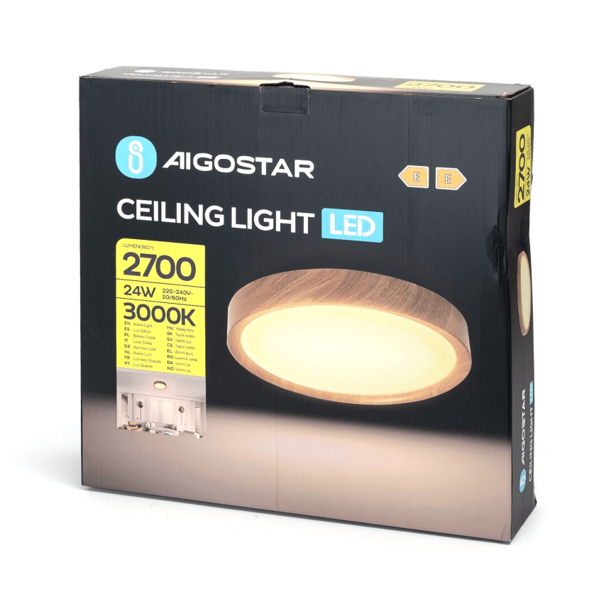 Aigostar - Plafoniera LED LED/24W/230V 3000K diametro 38,3 cm