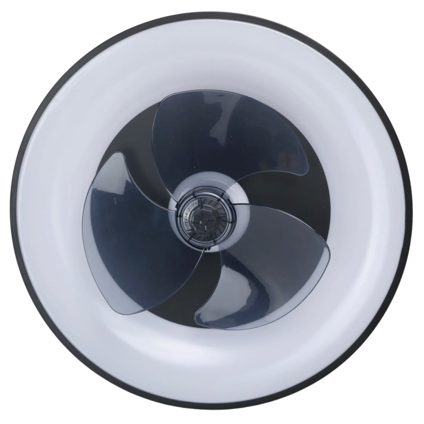 Aigostar - Plafonnier à intensité variable avec ventilateur MESH LED/40W/230V 2700-6500K noir + Télécommande