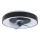 Aigostar - Plafonnier à intensité variable avec ventilateur MESH LED/40W/230V 2700-6500K noir + Télécommande