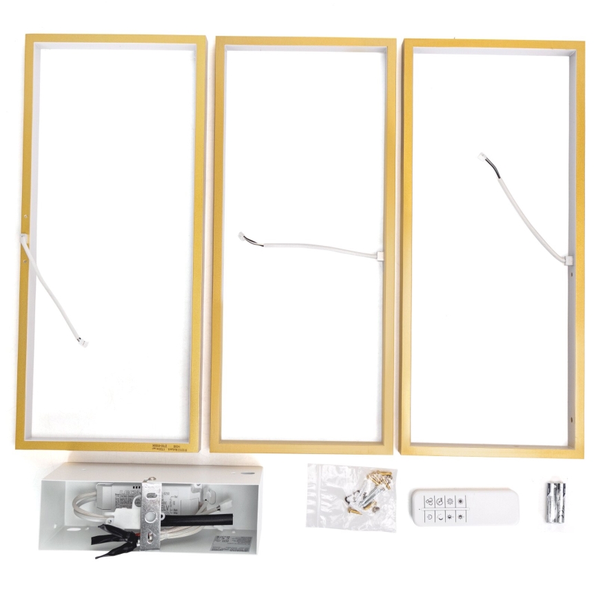 Aigostar - Plafonnier à intensité variable LED/38W/230V 2700-6500K + Télécommande