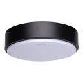 Aigostar - Plafonnier LED/12W/230V 3000K d. 23 cm noir