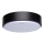 Aigostar - Plafonnier LED/12W/230V 3000K d. 23 cm noir