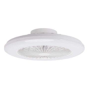 Aigostar - Plafonnier RGB à intensité variable avec ventilateur MESH LED/40W/230V 2700-6500K blanc + Télécommande