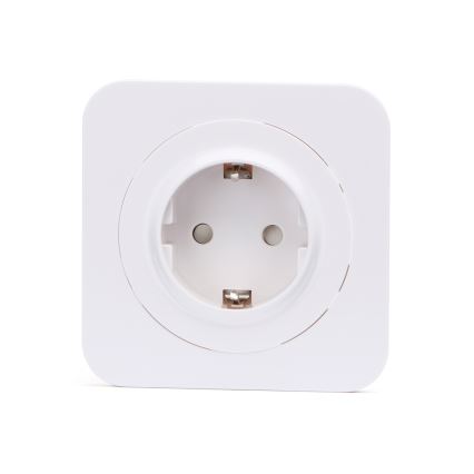 Aigostar - Presa da parete con placca SCHUKO 250V bianca