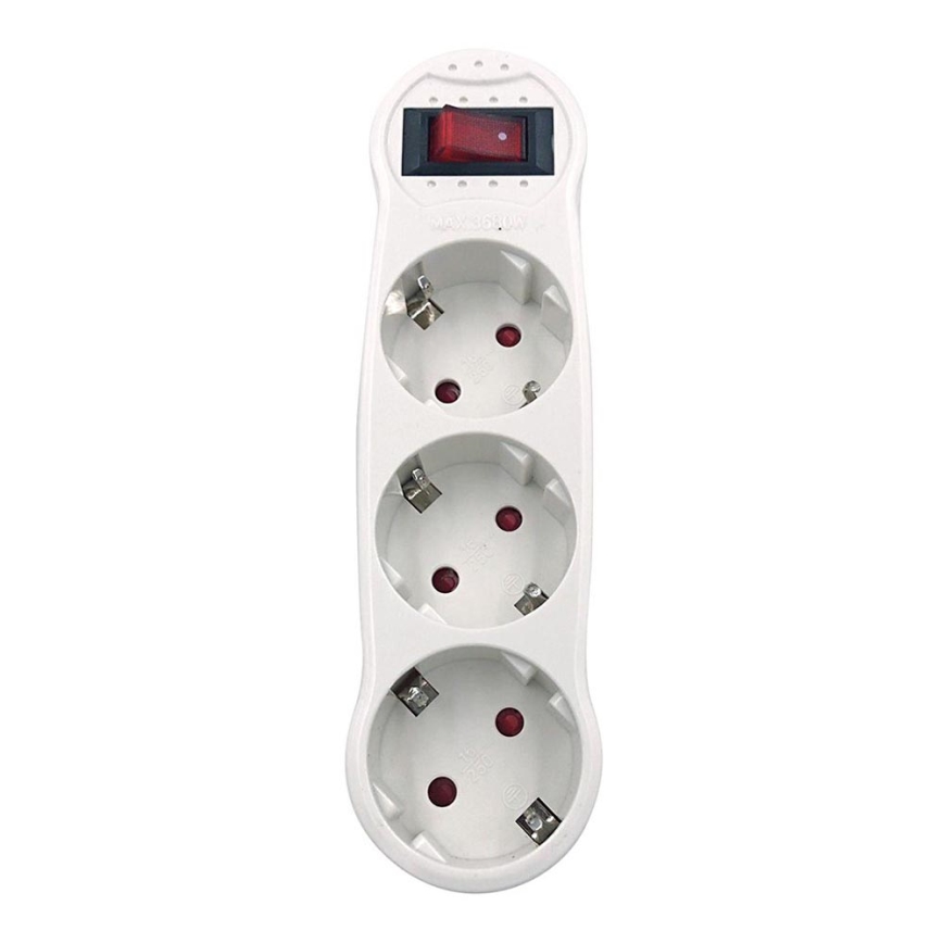 Aigostar - Presa di distribuzione con interruttore 3x16A/230V