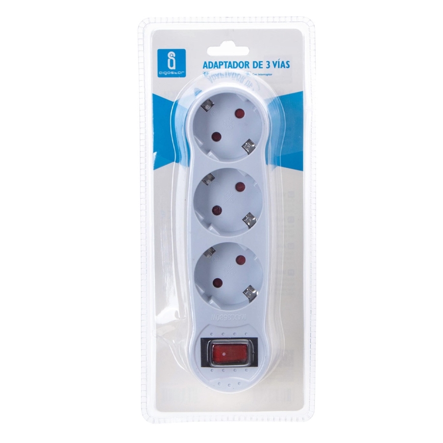 Aigostar - Presa di distribuzione con interruttore 3x16A/230V