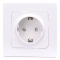 Aigostar - Presa domestica con cornice SCHUKO 250V bianca