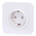 Aigostar - prise murale SCHUKO 250V blanche avec cadre