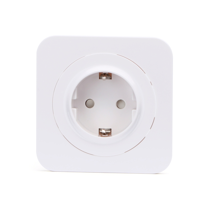 Aigostar - prise murale SCHUKO 250V blanche avec cadre
