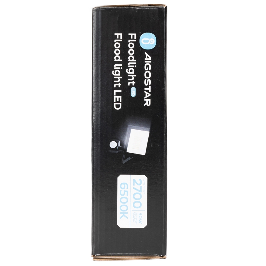 Aigostar - Proiettore LED con sensore LED/30W/230V 6500K IP65