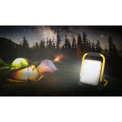 Aigostar - Proiettore ricaricabile dimmerabile LED/100W/5V 6500K IP65