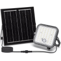 Aigostar - Proiettore solare LED dimmerabile con sensore LED/80W/3,4V 6500K IP66 4000 mAh + telecomando