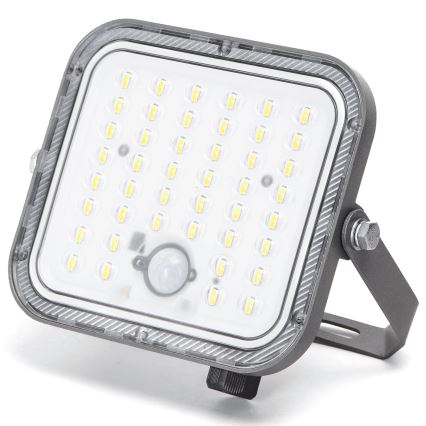Aigostar - Proiettore solare LED dimmerabile con sensore LED/80W/3,4V 6500K IP66 4000 mAh + telecomando