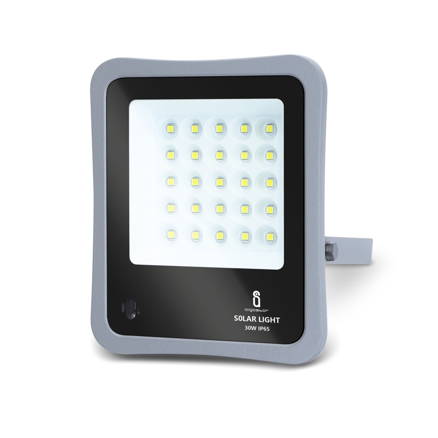 Aigostar - Proiettore solare LED dimmerabile LED/30W/3,2V IP67 + tc