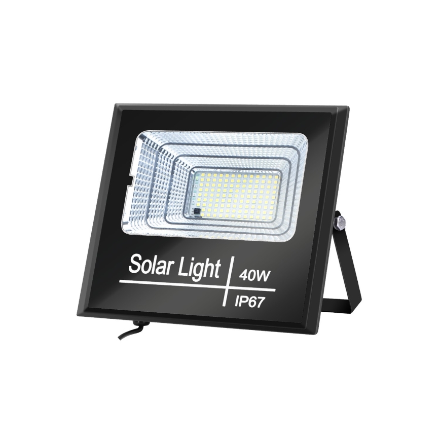 Aigostar - Proiettore solare LED dimmerabile LED/40W/3,2V IP67 + tc