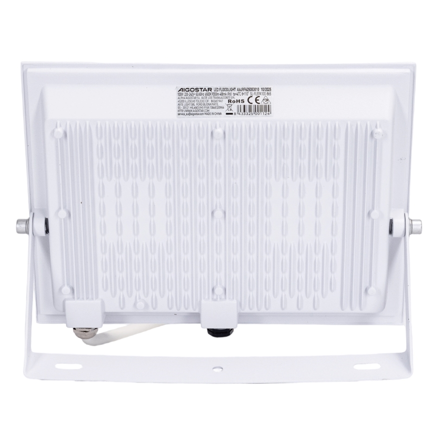 Aigostar - Projecteur LED 100 W / 230 V / 6500 K / IP65