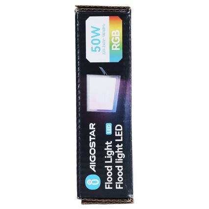 Aigostar - LED RGB Projecteur LED/50W/230V IP65 + télécommande