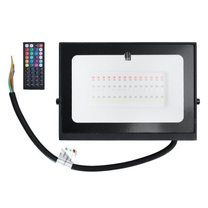 Aigostar - projecteur LED RGB dimmable LED/30W/230V IP65 + télécommande