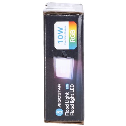 Aigostar - Projecteur LED RGB dimmable LED/20W/230V IP65 + télécommande