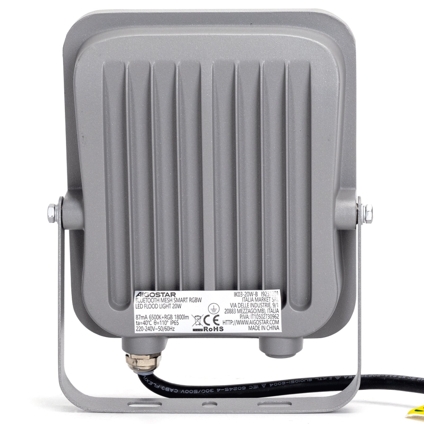 Aigostar - Projecteur RGBW à intensité variable MESH Smart LED/20W/230V 6500K IP65 + télécommande