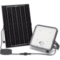 Aigostar - Projecteur solaire à intensité variable avec détecteur LED/120W/3,4V 6500K IP66 + Télécommande