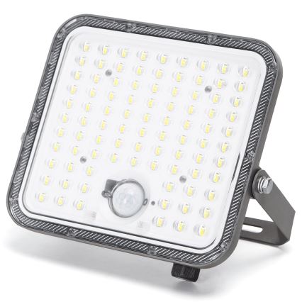 Aigostar - Projecteur solaire à intensité variable avec détecteur LED/120W/3,4V 6500K IP66 + Télécommande