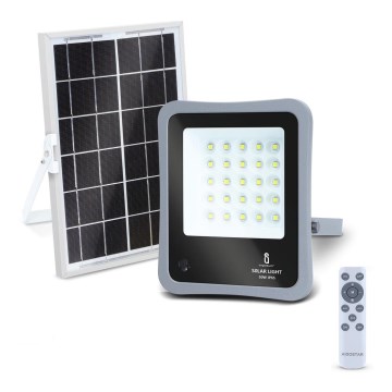Aigostar - Projecteur solaire LED à intensité variable LED/50W/3,2V IP65 + Té