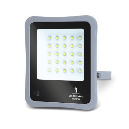 Aigostar - Projecteur solaire LED à intensité variable LED/50W/3,2V IP65 + Té