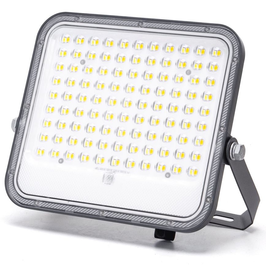 Aigostar - Projecteur solaire LED dimmable 150W/3,4V 3000/4000/6500K IP66 12000 mAh + télécommande