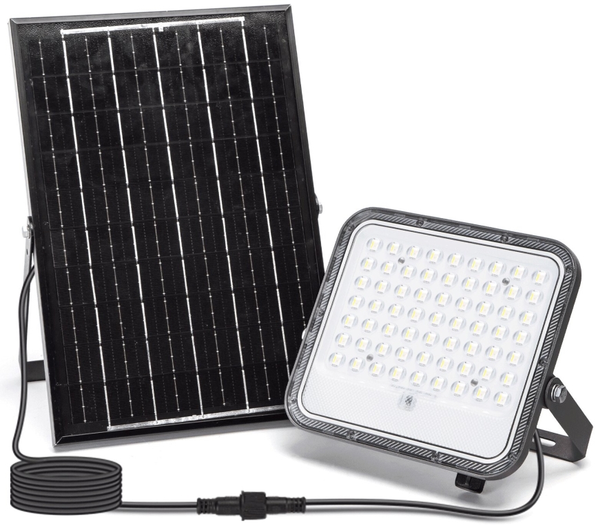 Aigostar - Projecteur solaire RGBW à intensité variable LED/100W/3,4V IP66 + Télécommande