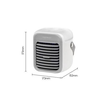 Aigostar - Raffreddatore d'aria portatile 8W/5V bianco