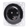 Aigostar - Rahmenlose SCHUKO-Haushaltssteckdose 250V/16A, schwarz