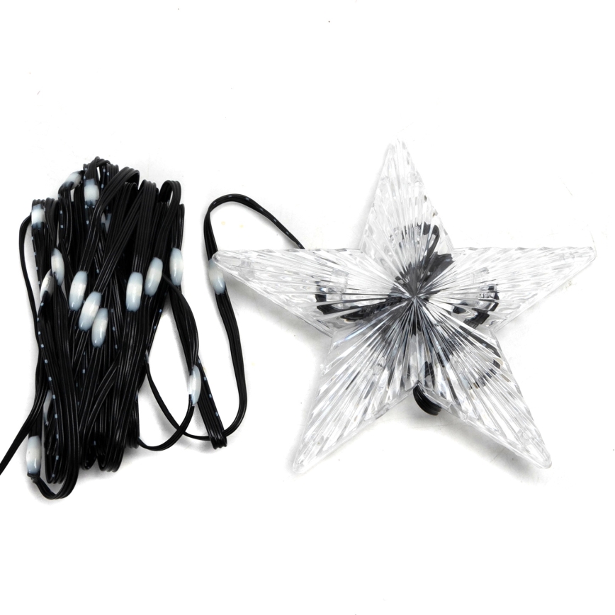 Aigostar - LED RGBICW Smart-Außen-Lichterkette MESH 50×LED 5 m IP44 + Fernbedienung