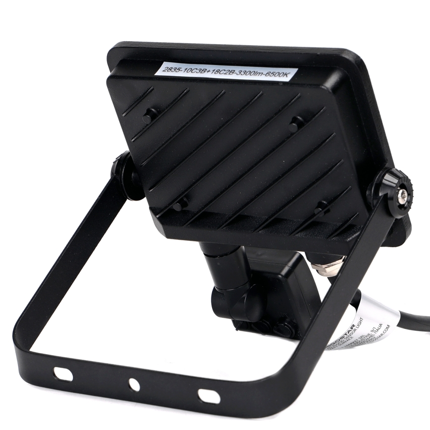 Aigostar - Riflettore LED con sensore LED/30W/230V 6500K IP65 nero