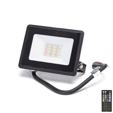 Aigostar - Riflettore LED RGBW dimmerabile LED/20W/230V IP65 + telecomando