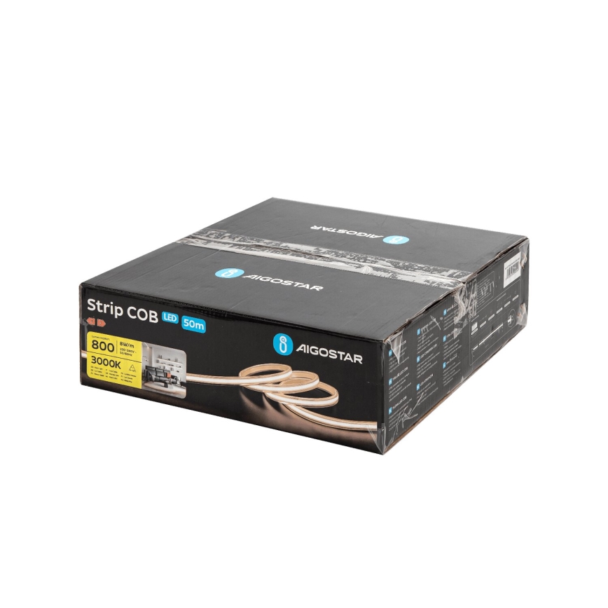 Aigostar - Ruban 50m LED/320W/230V 3000K IP65