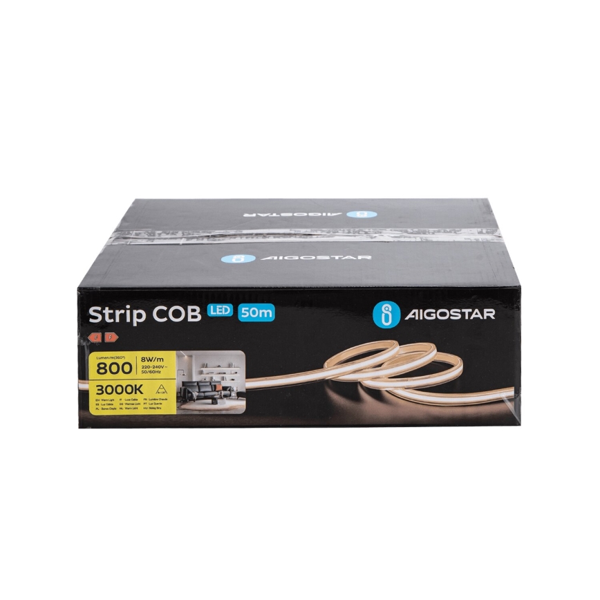 Aigostar - Ruban 50m LED/320W/230V 3000K IP65